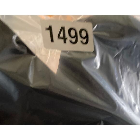 C Est 1946 Cold Shoulder Black Dress Small White Lace Cuffs - Picture 10 of 10